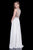 Terani Couture - 1611P1018G Rhinestone Embellished Two Piece Gown In White and Neutral