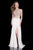 Terani Couture - 1611P1018G Rhinestone Embellished Two Piece Gown In White and Neutral