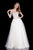 Terani Couture - 1611P1096A Crystal Studded Sweetheart Tulle Gown  in White and Neutral