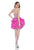 Terani Couture - 1611P0127A Jewel Ornate Bodice Tiered A-Line Dress In Pink