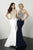 Tiffany Homecoming - Shimmering Long Sleek and Sexy Open Back Dress 16137 In White