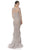 Terani Couture - Embellished Lace Trumpet Gown 1613E0359B in Neutral