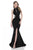 Terani Couture - Spectacular Hourglass Evening Dress 1613P0973 in Black