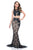Terani Couture - Daring Sheer Two-Piece Evening Dress 1613P1073 in Black and Neutral