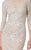 Terani Couture - Illusion Lace Mermaid Gown  1613E0355B in Neutral and Silver
