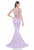 Terani Couture - 1613P0608A Sheer Embellished Evening Dress in Purple
