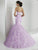 Tiffany Homecoming - Elegant Lace Mermaid Dress with Tulle Skirt and Sweep Train 16142 In Purple and Green