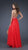 La Femme - Ruched Graceful Long Gown 16147 In Red
