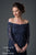 1614 OFF SHOULDER EVENING GOWN