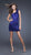 La Femme - One Shoulder Cocktail Dress 16155 In Blue