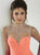 Tiffany Homecoming - High Neckline Mermaid Dress in Orange