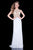 Terani Couture - 1615P1294A Pearls and Crystals Embellished Long Gown in White