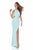 Terani Couture - Endearing Embellished Jewel Neck Sheath Gown 1615P1299A In Green