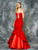 Colors Dress - 1615 Embellished Sweetheart Mermaid Dress in Red