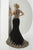 Tiffany Homecoming - Enchanting Jewel Illusion Trumpet Long Evening Gown 16160 In Black and  Gold