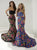Tiffany Homecoming - Embellished Faille Floral Print Mermaid Long Evening Gown 16163 In Floral and  Multi-Color