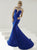 Tiffany Designs - 16168 Regal Jewel Illusion Trumpet Long Evening Gown