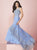 Tiffany Homecoming - Gorgeous Mermaid Gown with Metallic Hi-Low Applique 16171 In Purple