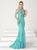 Tiffany Designs - 16180 Crisscross Haltered Neckline Mermaid Gown