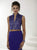 Tiffany Homecoming - Florid Lace V-Neck Long Evening Gown with Side Slit 16192  In Blue