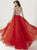 Tiffany Homecoming - Sparkling Sweetheart Chiffon A-line Dress 16194 In Red