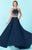 Tiffany Homecoming - 16206 Faux Two Piece Embroidered A-line Dress In Blue and Multi-Color