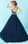 Tiffany Homecoming - 16206 Faux Two Piece Embroidered A-line Dress In Blue and Multi-Color