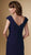 Rina di Montella - RD1621-1 Jeweled Asymmetric Tulle Gown With Shawl