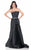Terani Couture - Stunning Beaded Tulle A-Line Gown 1621E1501 In Black