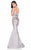 Terani Couture - Intricately Ornate Mermaid Gown 1621E1513 in Taupe