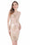 Terani Couture - Sweetheart Embellished Gold Medallion Cocktail Dress 1621H1003  In Pink and Gold