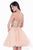 Terani Couture - Bejeweled Sweetheart Lace Up A-Line Dress 1621H1092 In Pink and Gold