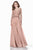 Terani Couture - Elegant Beaded and Embroidered Sweetheart Chiffon A-line Gown 1621M1726 In Brown
