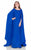 Terani Couture - Sleek Caped Sheath Gown 1622E1581 In Blue