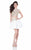 Terani Couture - Embellished Two Piece Shore Evening Dress 1622H1147 In White