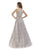 Morrell Maxie - 16234 Beaded Floral A-Line Evening Gown In Pink