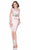 Terani Couture - Origami Metallic Evening Dress 1623C1400 In Pink
