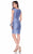 Terani Couture - Origami Evening Dress with Bow 1623C1401 In Purple