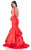 Terani Couture - Ruffled Evening Gown 1623E1654 In Red
