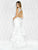 Colors Dress - 1623 Illusion Bateau Lace Mermaid Dress in White