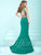 Tiffany Homecoming - Two-Piece Long Prom Dress with Open Back 16251 In Green