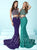 Tiffany Homecoming - Two-Piece Long Prom Dress with Open Back 16251 In Purple and Green