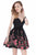 Terani Couture - Charmed Floral Dream Dress 1625H1198 In Black and Multi-Color