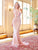 Clarisse - 4914 Sequined Fitted Evening Gown in Pink