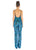 Ashley Lauren - 1627 Beaded Plunging V-Neck Jumpsuit In Multi-Color