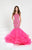 Tiffany Homecoming - 16280 Embellished Halter Mermaid Dress In Pink