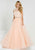 Tiffany Homecoming - 16281 Two Piece High A-line Dress In Pink
