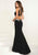 Tiffany Homecoming - 16282 Multi-Colored Embellished Halter Sheath Dress In Black and Multi-Color