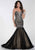 Tiffany Homecoming - 16286 Embellished Sweetheart Tulle/Lace Mermaid Gown In Black and Neutral