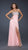 La Femme - 16291 Strapless Beaded Empire Cutout Chiffon Gown in Pink